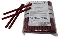 7 mm Siegelwachs Bordeauxrot - für Heißklebepistole - 50er Pack