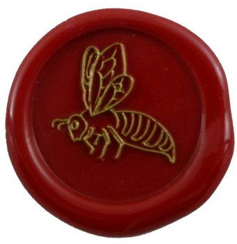 Siegelstempel Petschaft Biene 24 mm