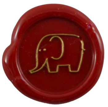 Siegelstempel Petschaft Elefant II 24 mm