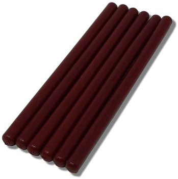 7 mm Siegelwachs Bordeauxrot - für Heißklebepistole - 6er Pack
