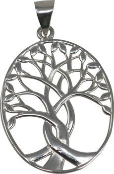 Baum des Lebens Anhänger, 925er Silber, 4 cm