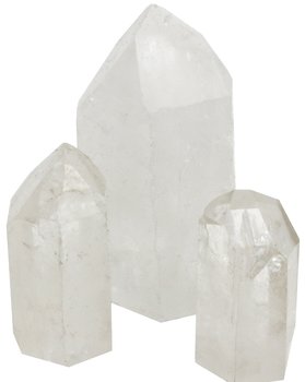 Bergkristall Spitze mit Standfläche, 200 g