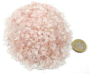 500 g Rosenquarz Trommelsteine Mini, 0,4 - 0,7 cm