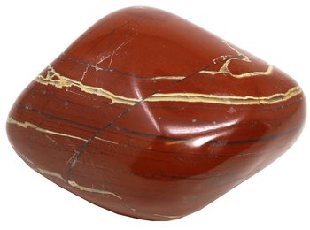 1 Stück roter Jaspis Trommelstein, XXL 7 bis 9 cm