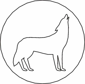Siegelstempel Petschaft Wolf 24 mm