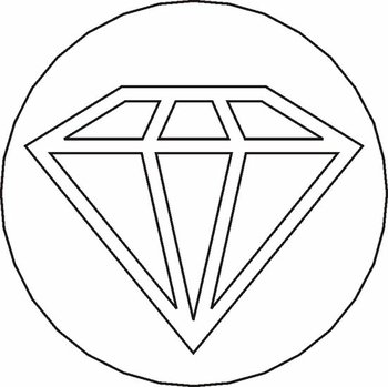 Siegelstempel Petschaft Diamant 24 mm