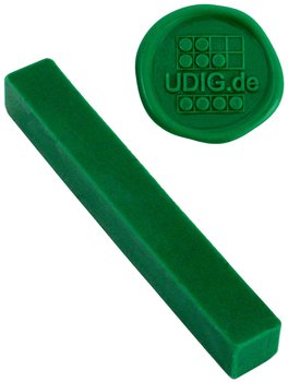 Siegelwachs - unser feinster - Wiesengrün, 1 Stange, 7 cm