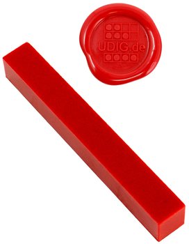 Siegelwachs - unser feinster - Rot, 1 Stange, 7 cm